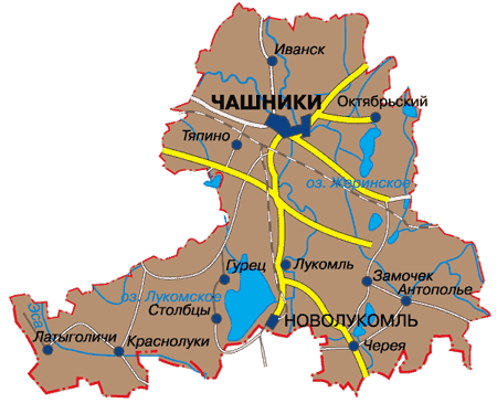 Старая карта лепельского района